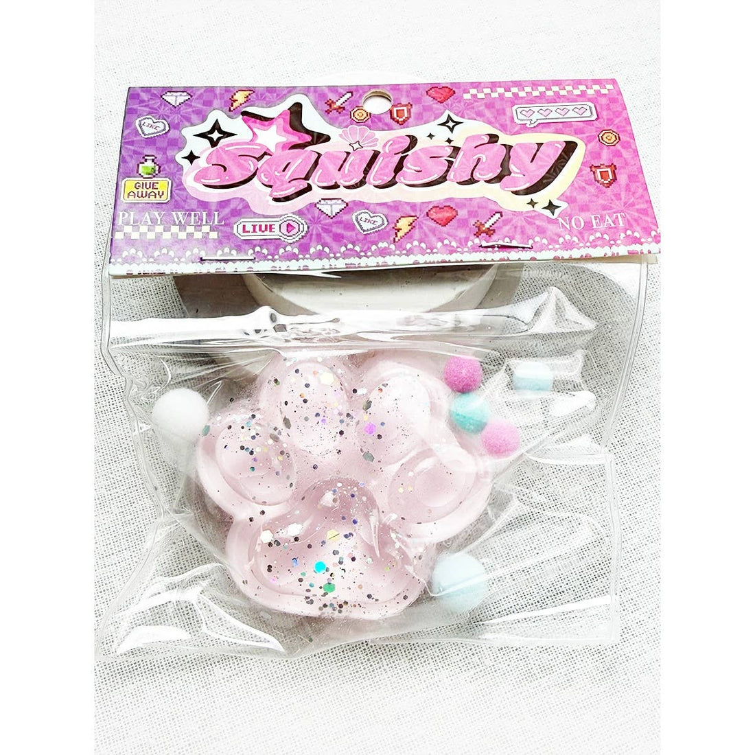 Adorable Cat Paw Design Squishy Toy