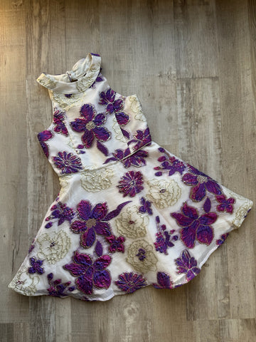 Zunie Purple Floral Dress