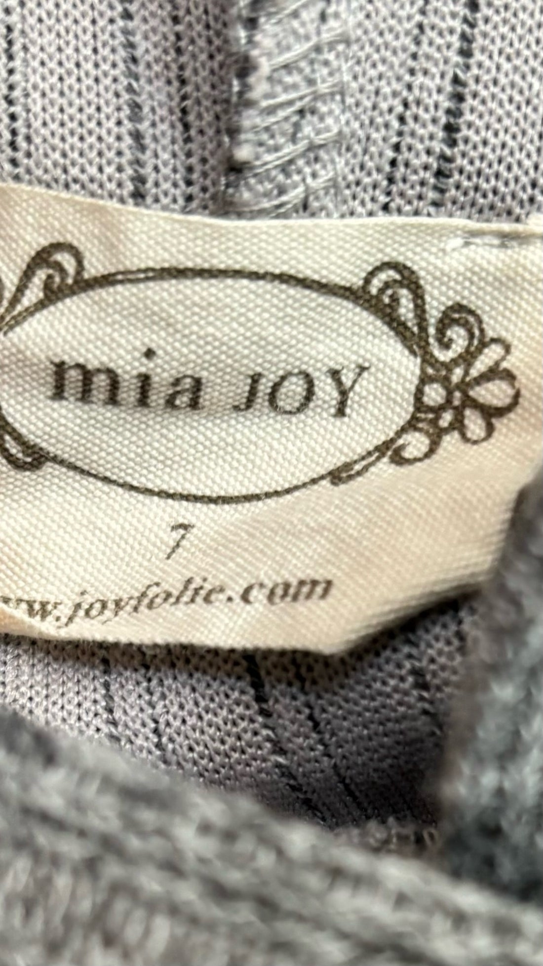 Mia Joy Grey Pullover