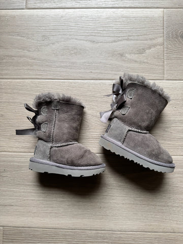 UGG Grey Bow Boots