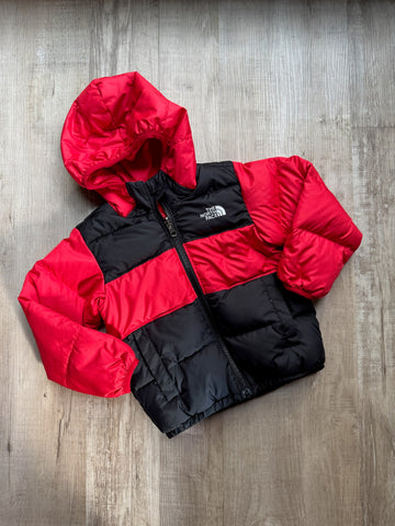 North Face Red Down Filled Coat