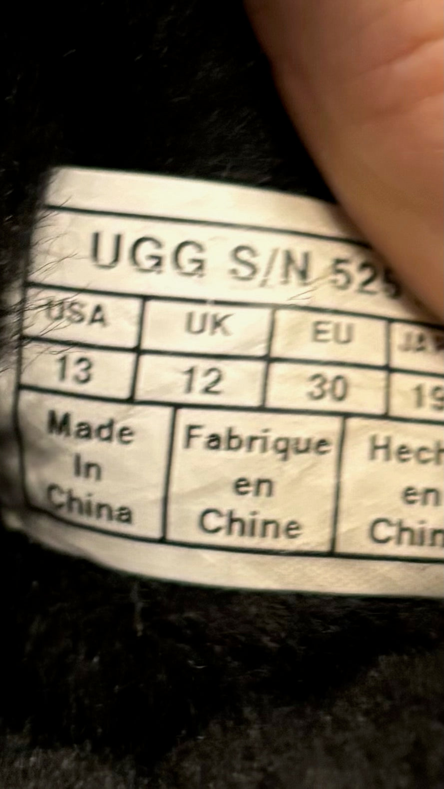 UGG Black Boots