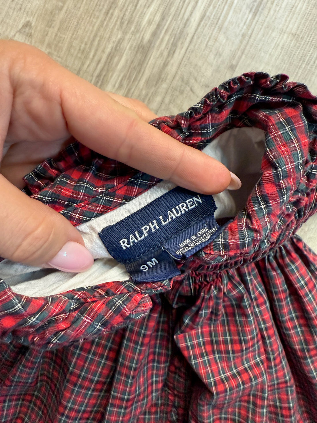 Ralph Lauren Tartan Plaid Dress