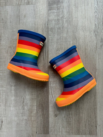 Hunter Rainbow Stripped Boots
