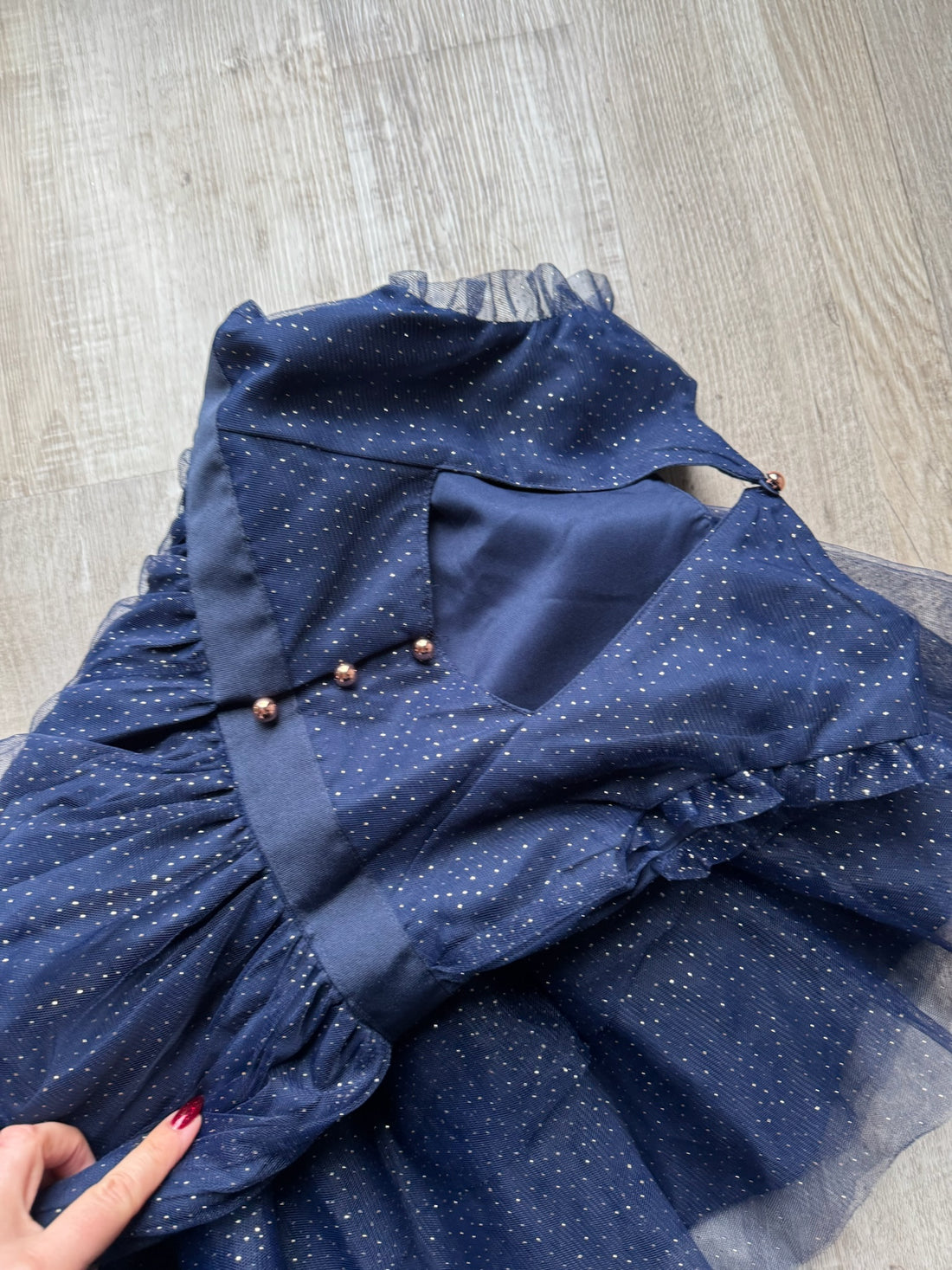 Janie & Jack Navy Tulle Dress