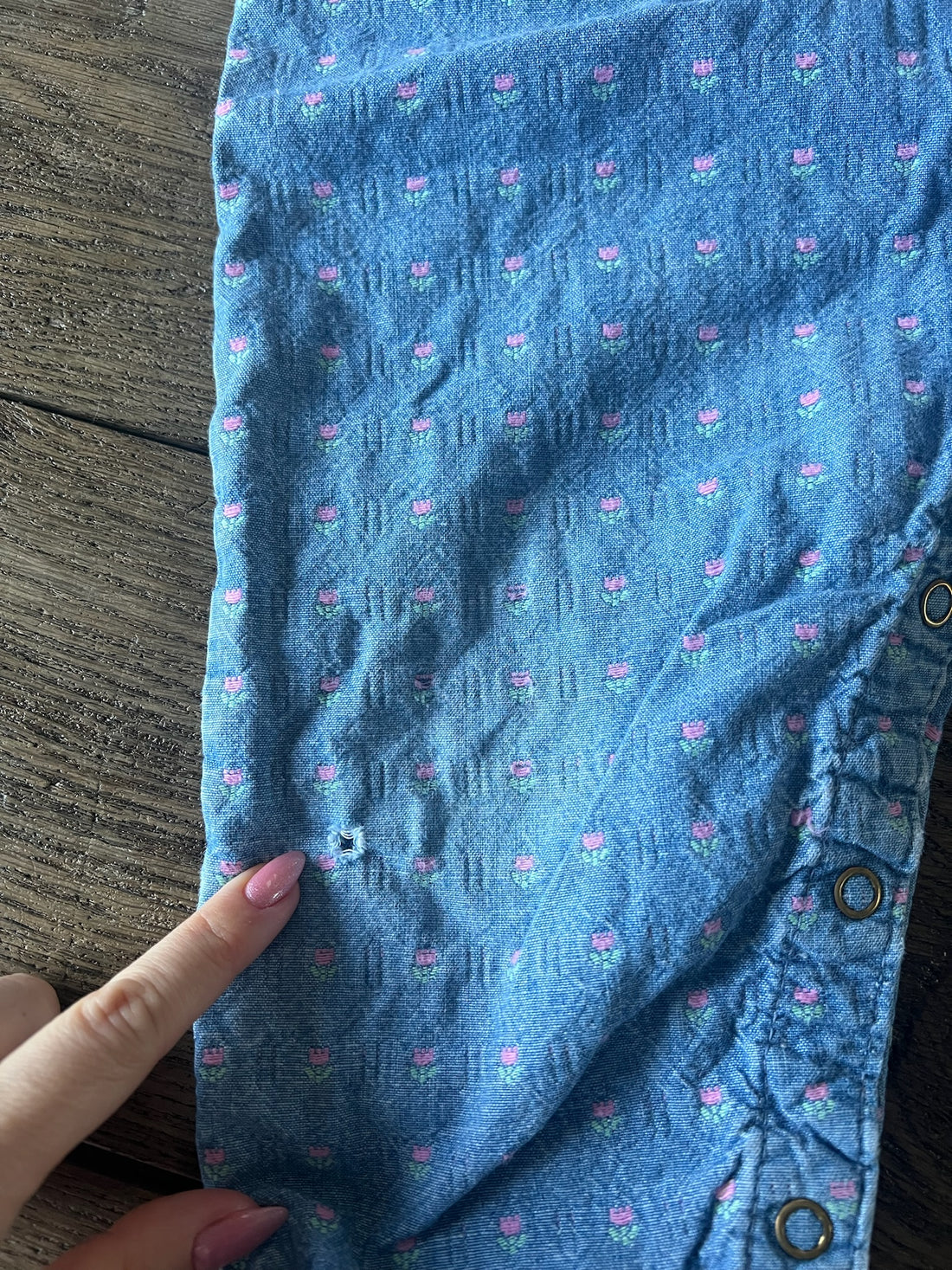 Oshkosh Vinatge Floral Jean Overalls - AS IS