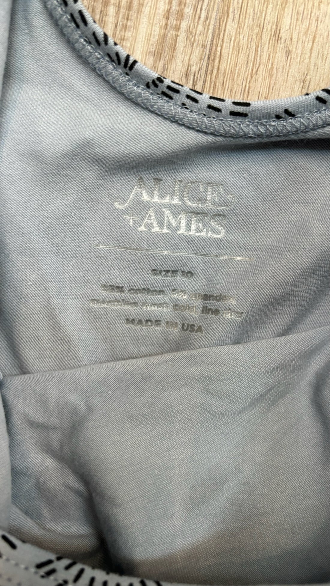 Alice & Ames Dusty Blue Dress