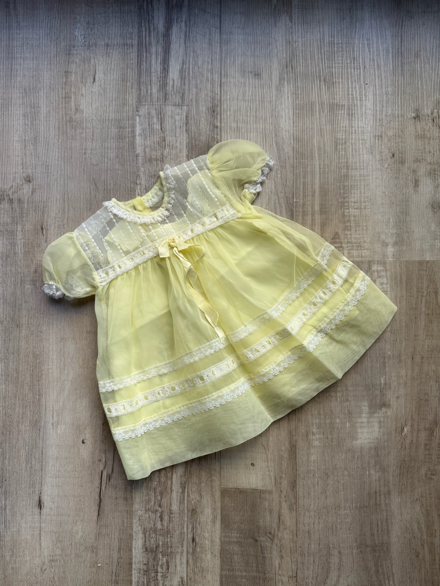 Vintage Yellow Dress