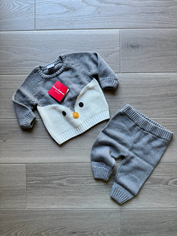 Hanna Andersson Grey Knit Set - NEW