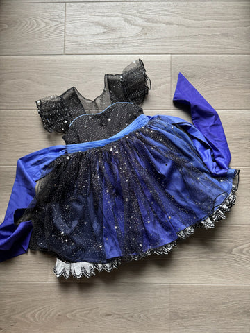 Boutique Blue & Black Tulle Dress