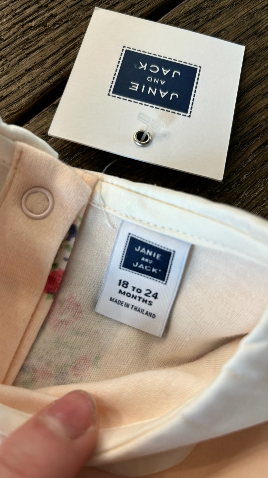 Janie & Jack Pink Floral Jumper