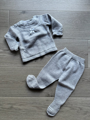 Paz Grey Knit Set