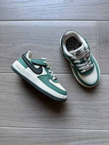 Nike FORCE 1 Green Velcro Shoes