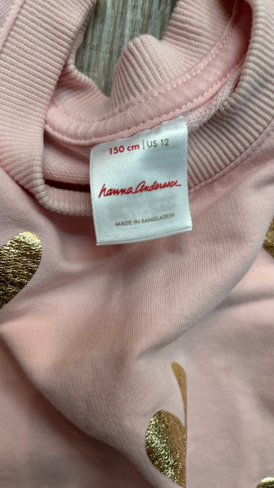 Hanna Andersson Pink Heart Dress