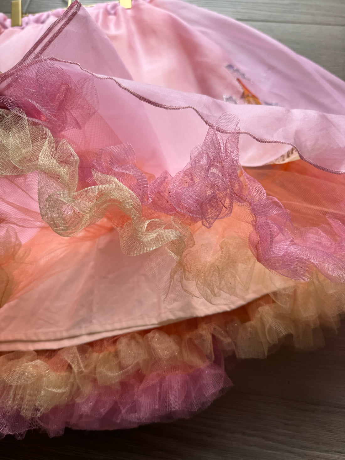 Nina Hovnanian Hand Painted Tulle Skirt