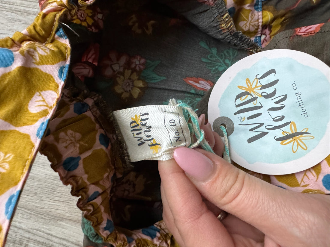 Wild Flowers Floral Dress - NEW