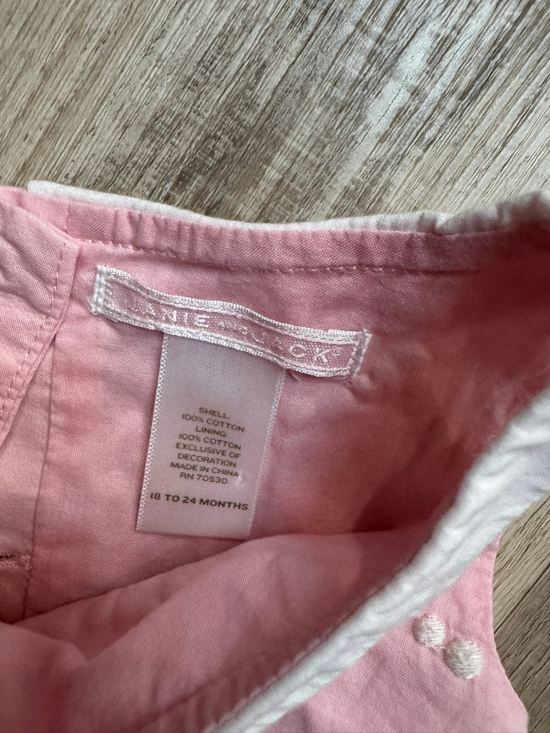 Janie & Jack Pink Dress