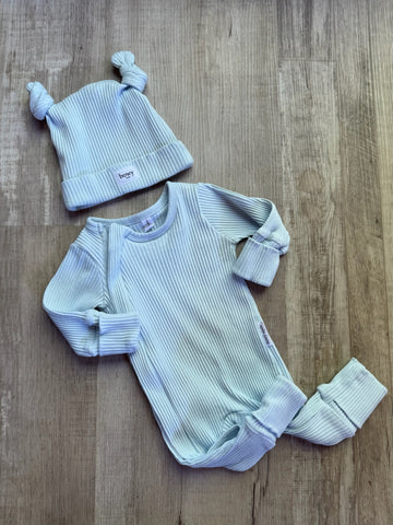 Bowy Blue Sleeper Set