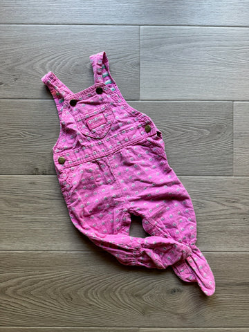 Oshkosh Vintage Pink Floral Overalls