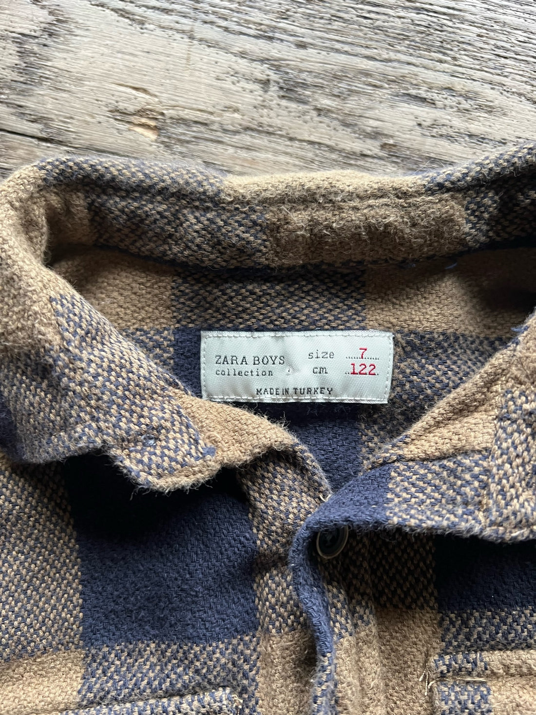 Zara Plaid Button Down