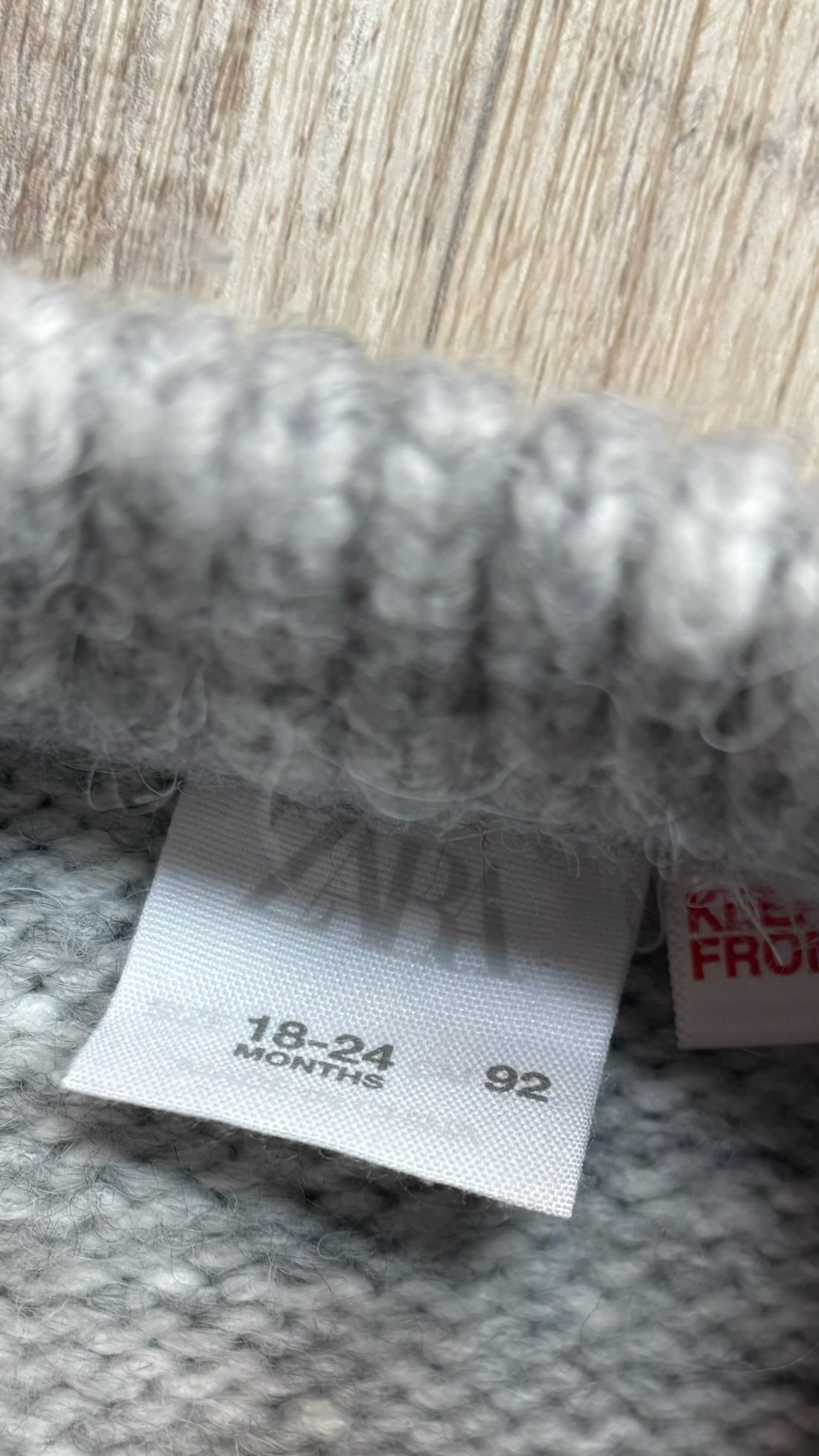Zara Grey Block Sweater