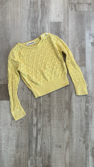Misha & Puff Yellow Knit Top