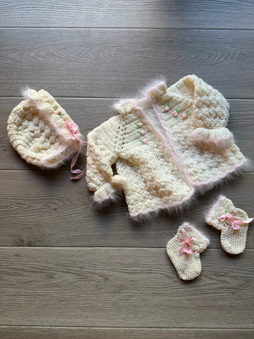 Vintage Hand Knit Set
