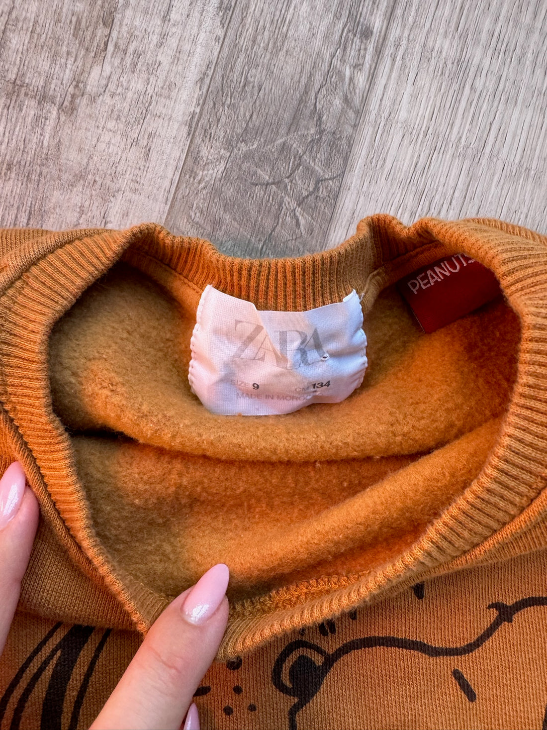 Zara Peanuts Pullover