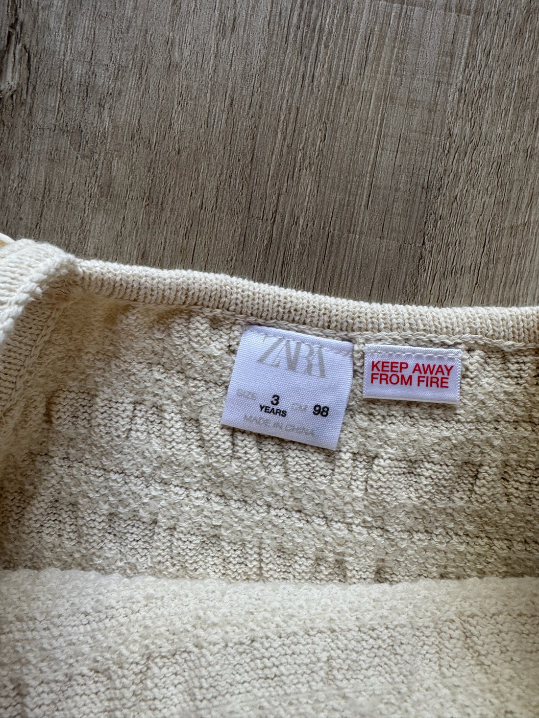 Zara Cream Eyelet Dress