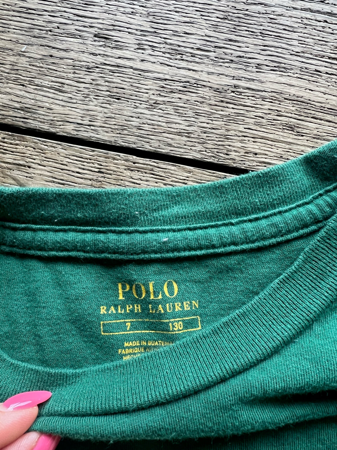 Polo Green Bear Shirt