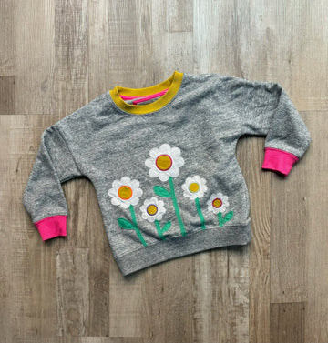 Mini Boden Floral Sweater