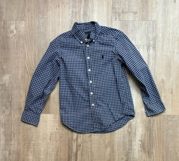 Ralph Lauren Navy Plaid Button Down
