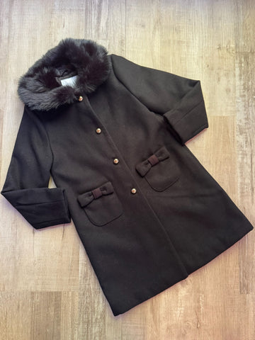 Janie & Jack Long Black Coat