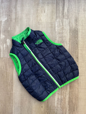 North Face Navy & Green Vest