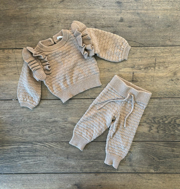Jamie Kay Brown Knit Set