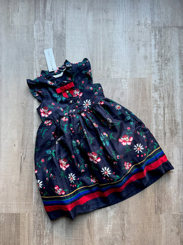 Janie & Jack Navy Floral Dress - NEW