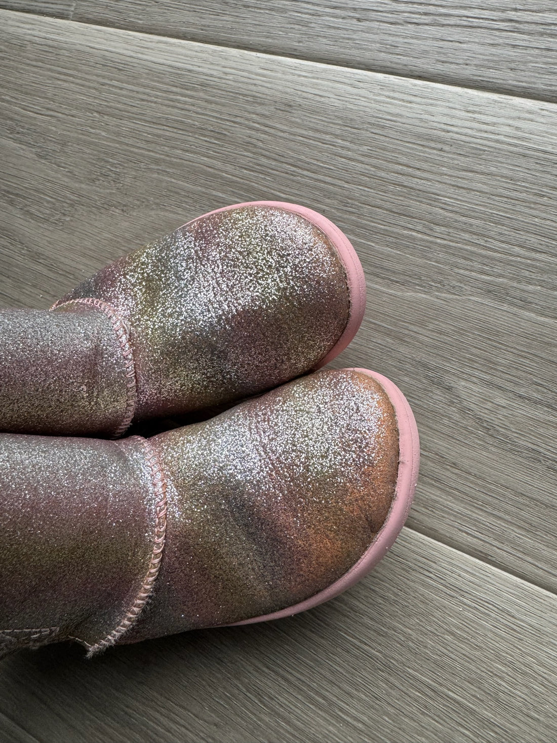 UGGs Pink Glitter Boots