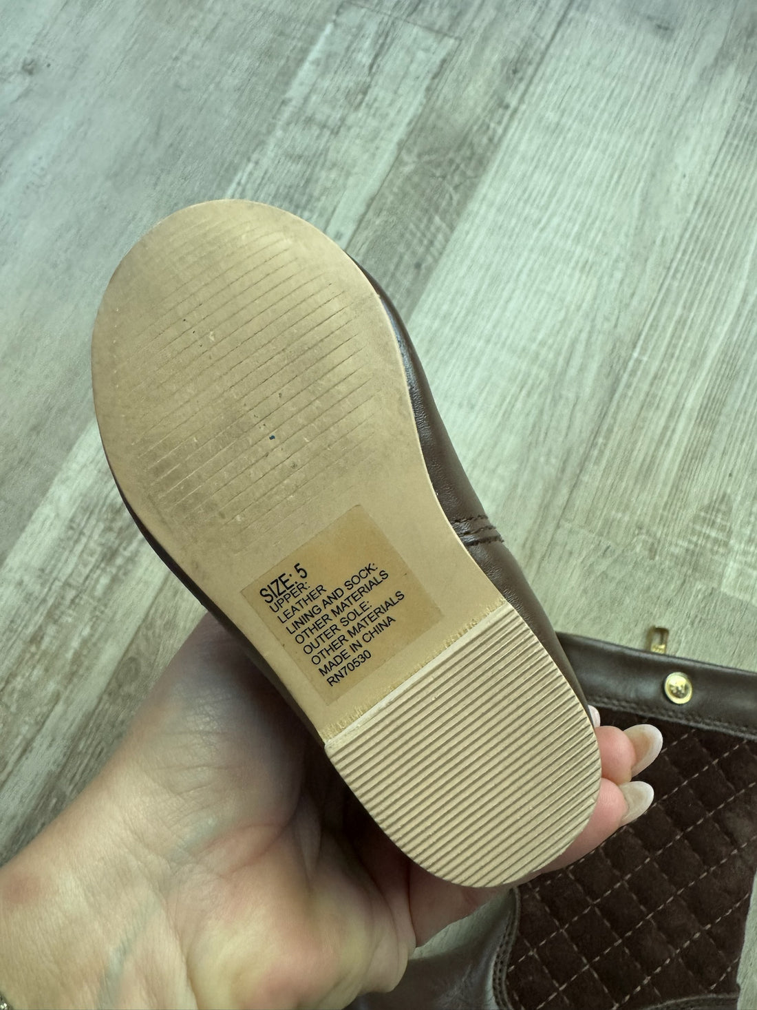 Janie & Jack Leather Brown Boots