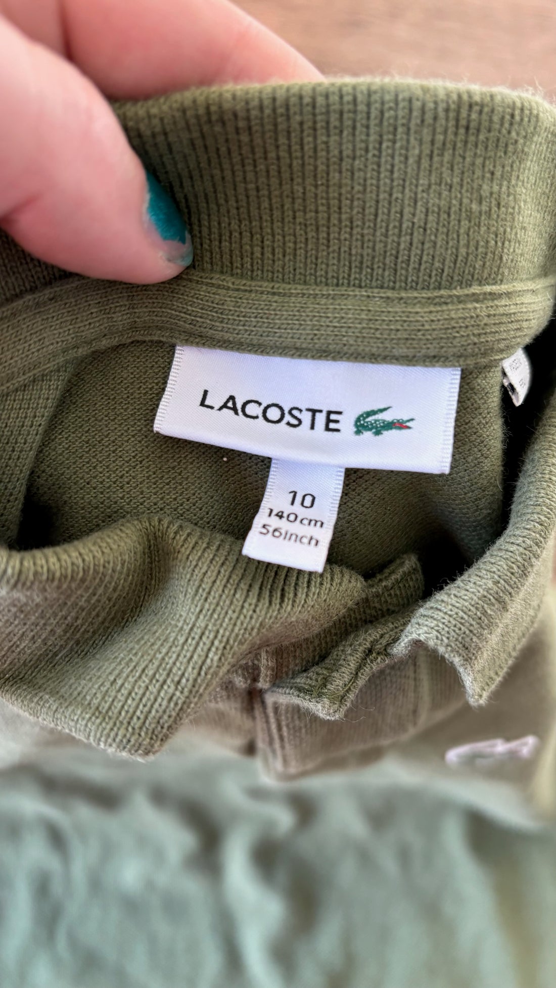 Lacoste Green Polo