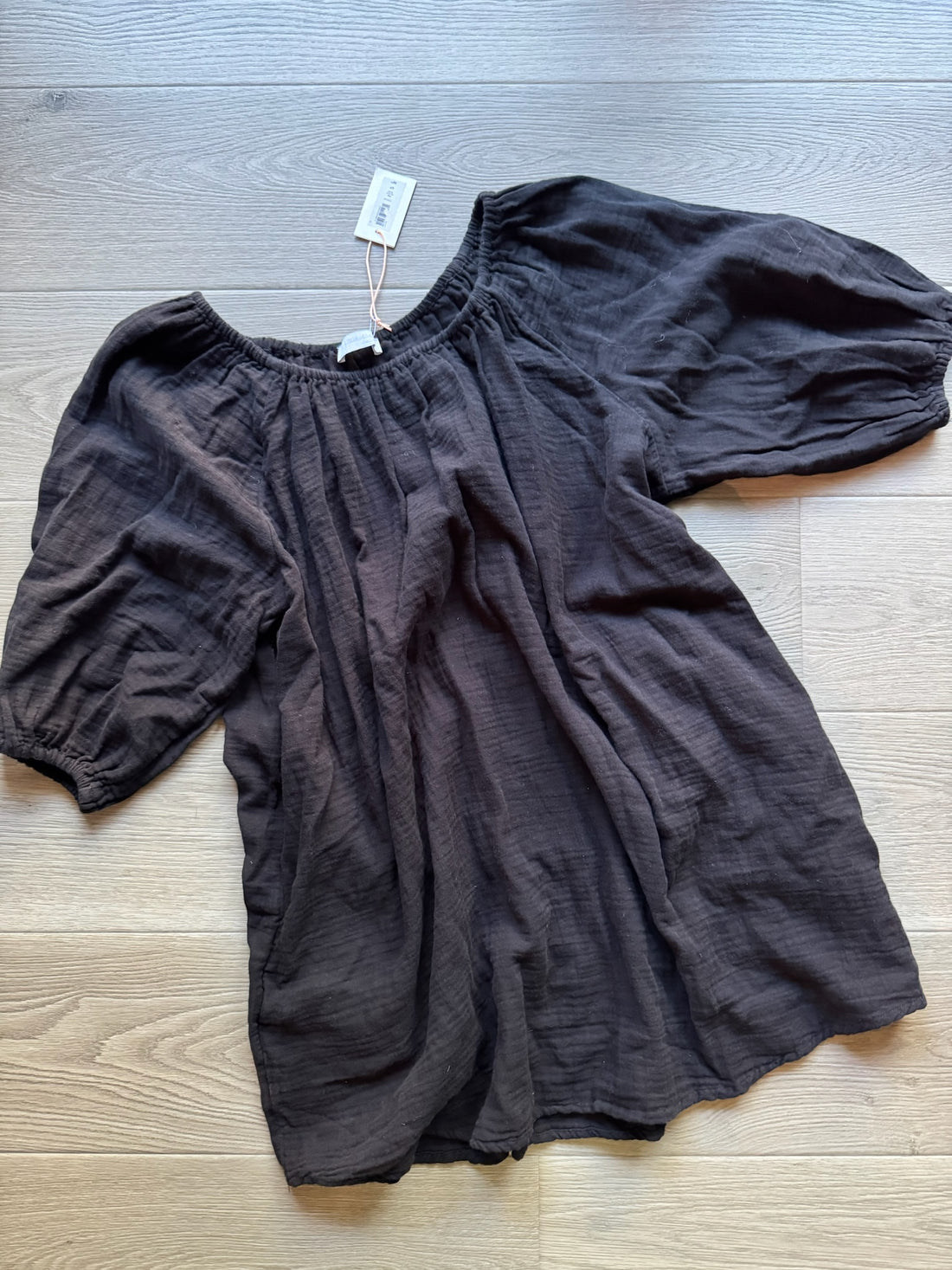Little Moon Aritzia Black Muslin Dress - NEW