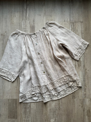 Saks Fifth Avenue Linen Shirt
