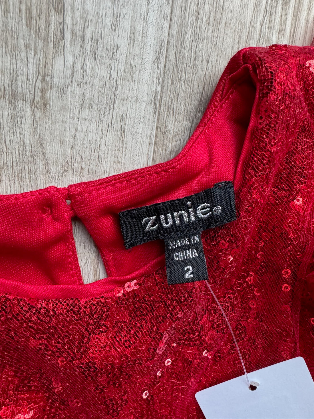 Zunie Red Tulle Dress - NEW