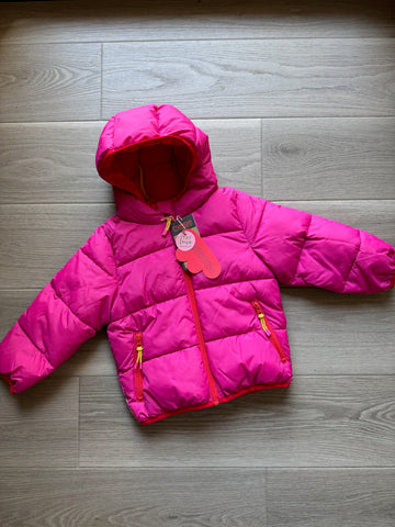Boden Pink Puffer Coat - NEW