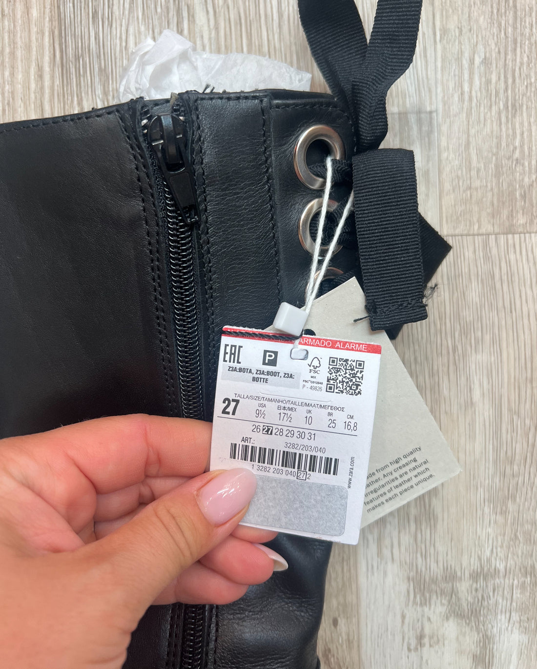 Zara Black Boots - NEW
