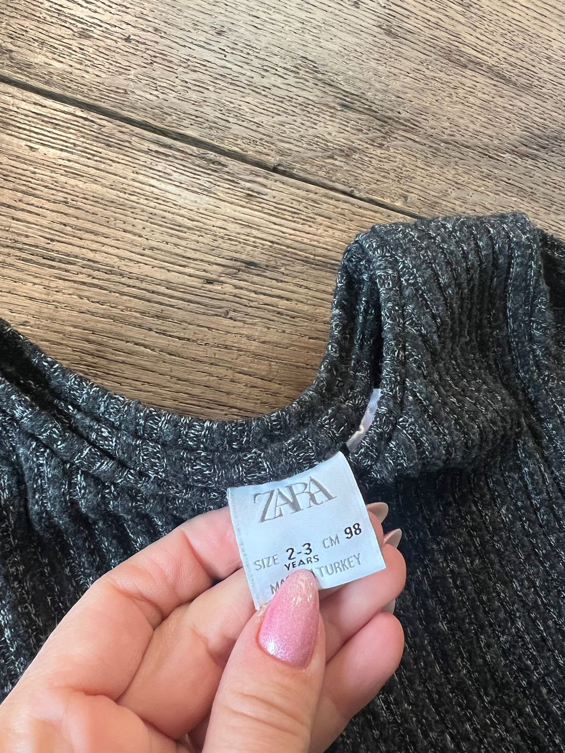 Zara Black Tulle Dress2/3