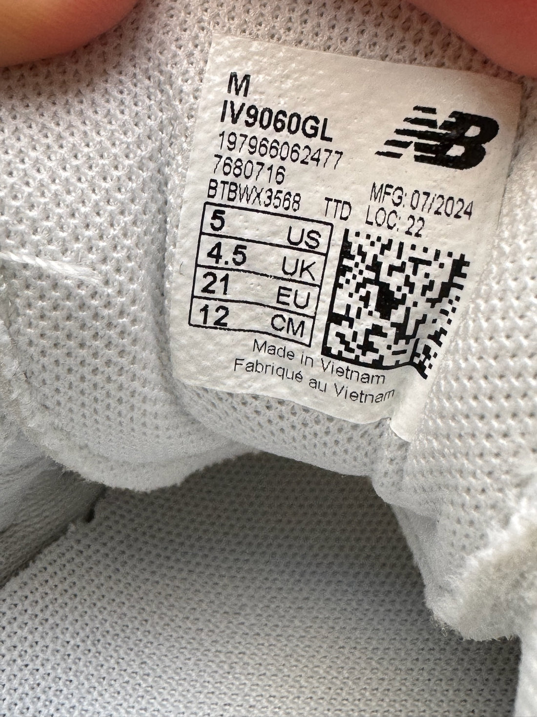 New Balance White Shoes