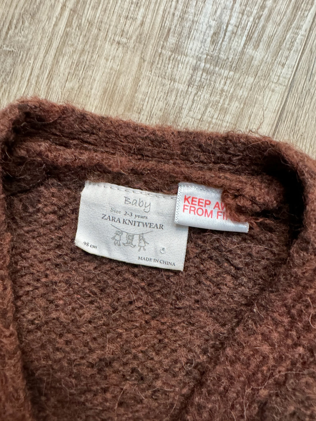 Zara Brown Cardigan