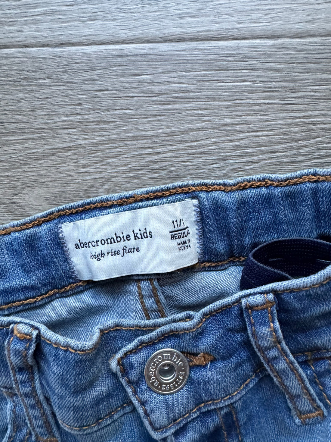 Abercrombie Kids High Rise Flare Jeans