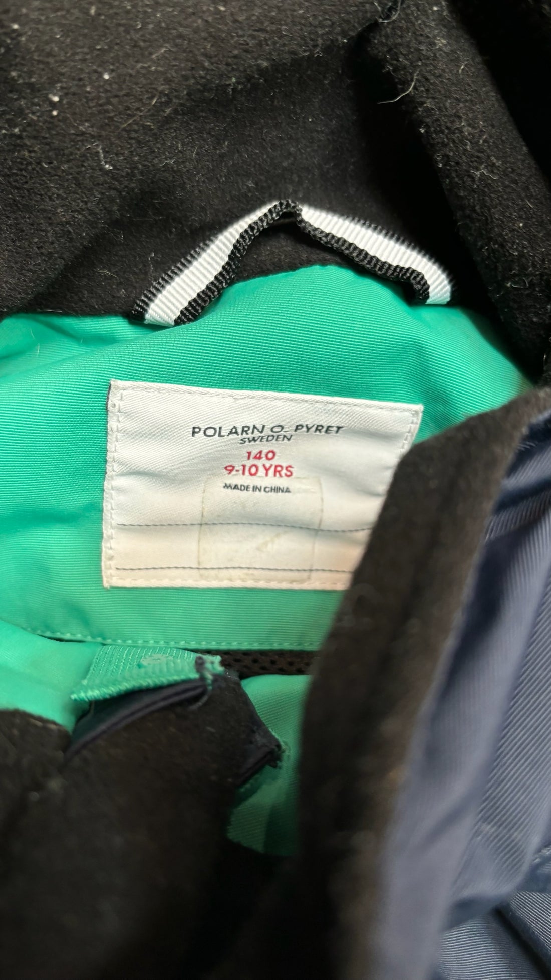 Polarn O Pyret Green/Navy Coat