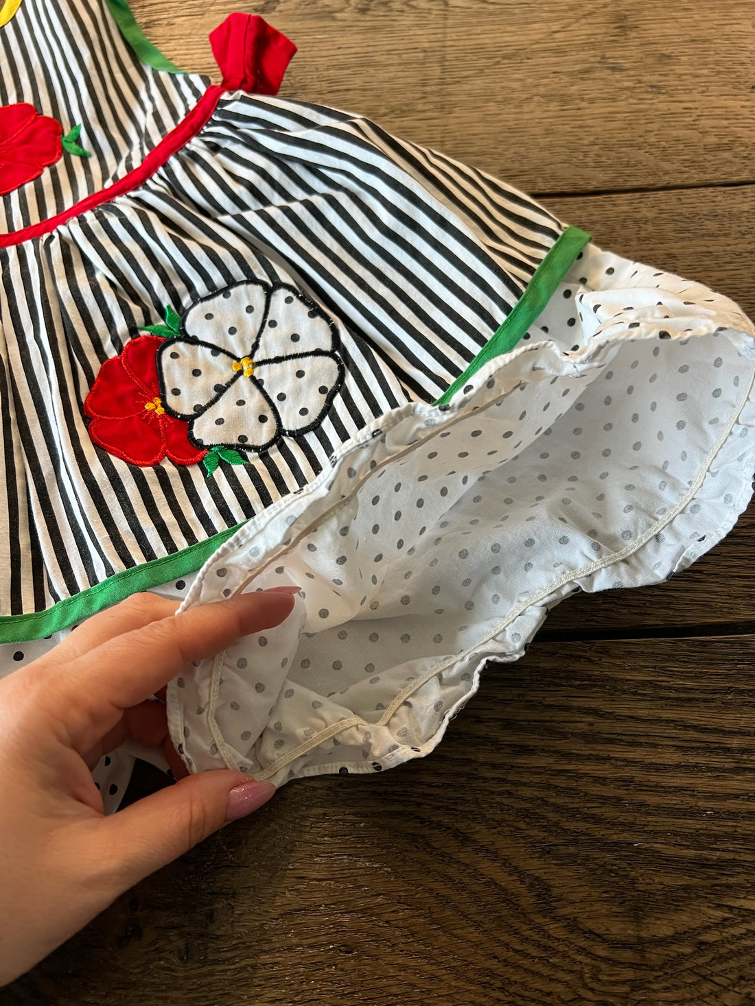 Vintage Stripe Romper - AS IS
